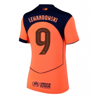 Billige Fotballdrakt Barcelona Robert Lewandowski #9 Replika Tredjedrakt Dame 2025-26 Kortermet